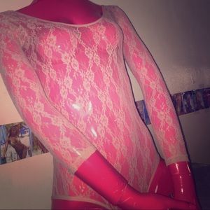 Unique Topshop lace bodysuit